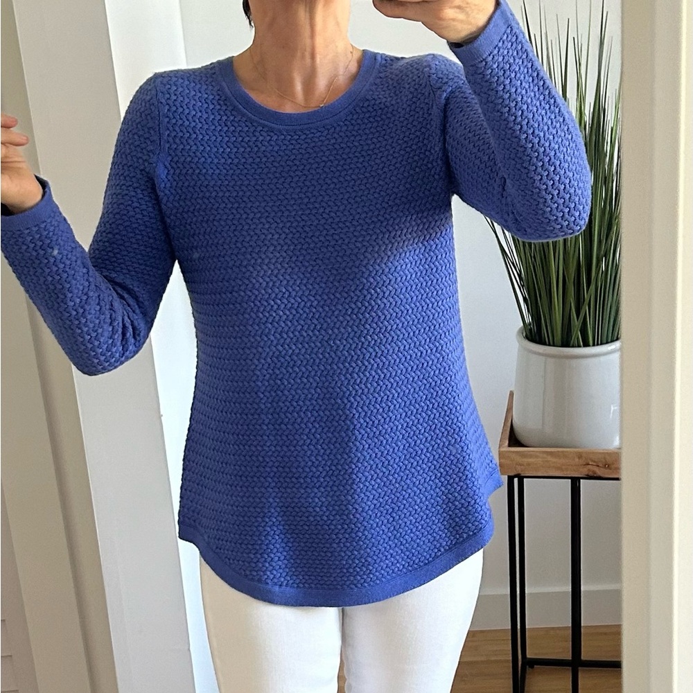 TALBOTS BLUE SWEATER